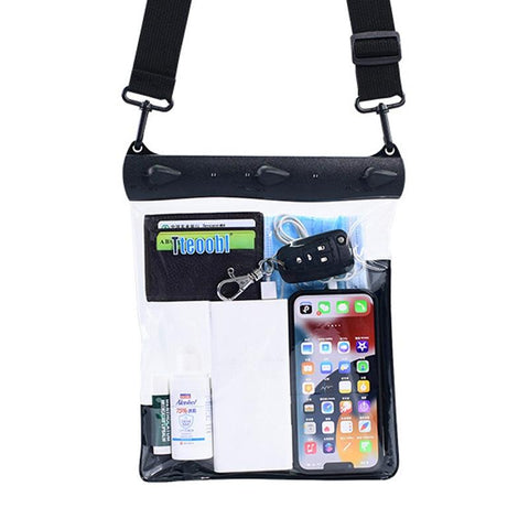 Waterproof Shoulder Messenger Bag For Sundries Phone Compatible Black Bags