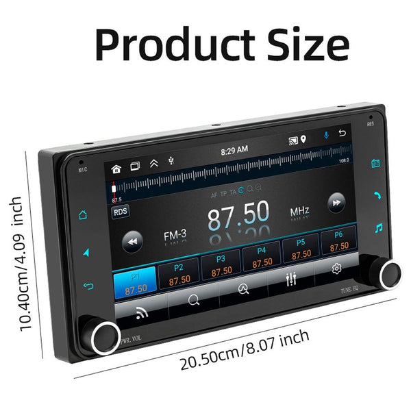 7 Inch Android Navigation For Toyota Corolla Bluetooth Fm 1 + 32G Video In Dash Units W/O Gps