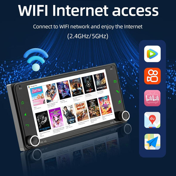 7 Inch Android Navigation For Toyota Corolla Bluetooth Fm 1 + 32G Video In Dash Units W/O Gps