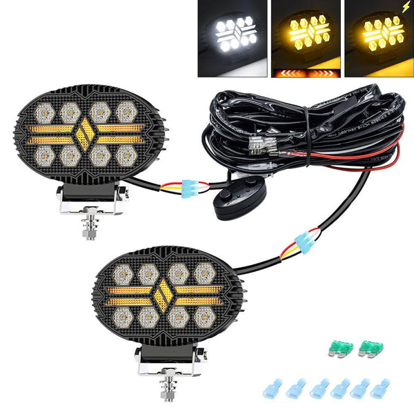 5.5 Inch Elliptical Hybrid Car Work Light Led Car Lights