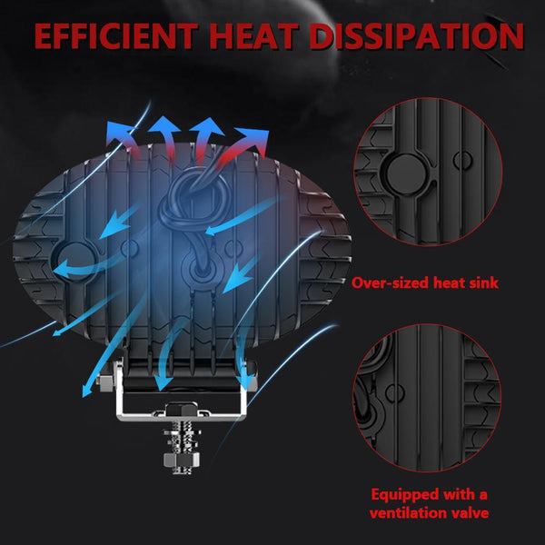 5.5 Inch Elliptical Hybrid Car Work Light Led Car Lights