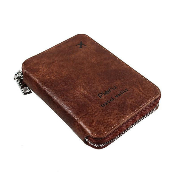 Rfid Blocking Travel Document Pouch Black Id & Document Holders