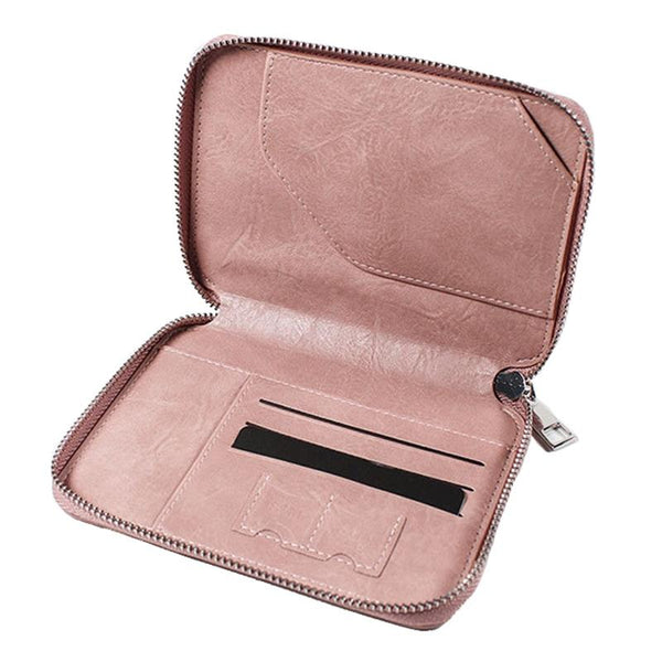 Rfid Blocking Travel Document Pouch Black Id & Document Holders