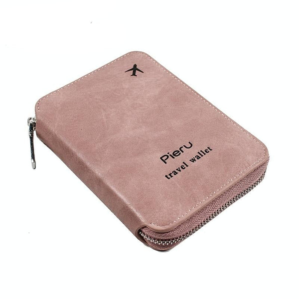 Rfid Blocking Travel Document Pouch Black Id & Document Holders