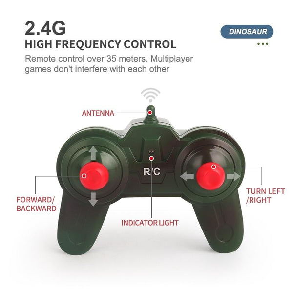 Remote Control Dinosaur Climbing Truck 2.4G Monster Green Other Rc Model Vehicles & Kits