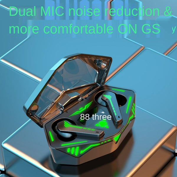 Wireless Gaming Bluetooth Earphones Black Headsets