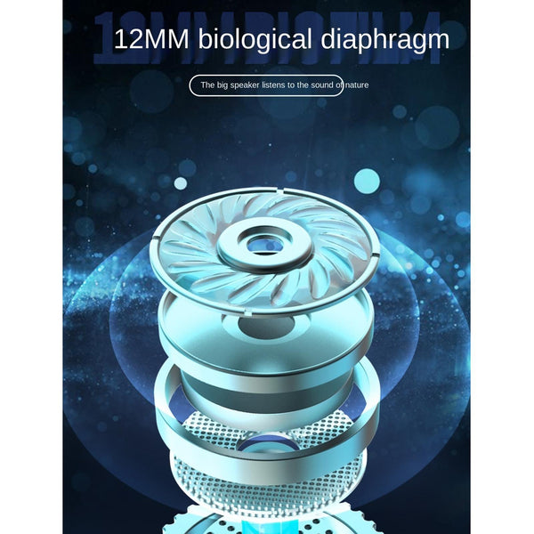 Wireless Gaming Bluetooth Earphones Black Headsets