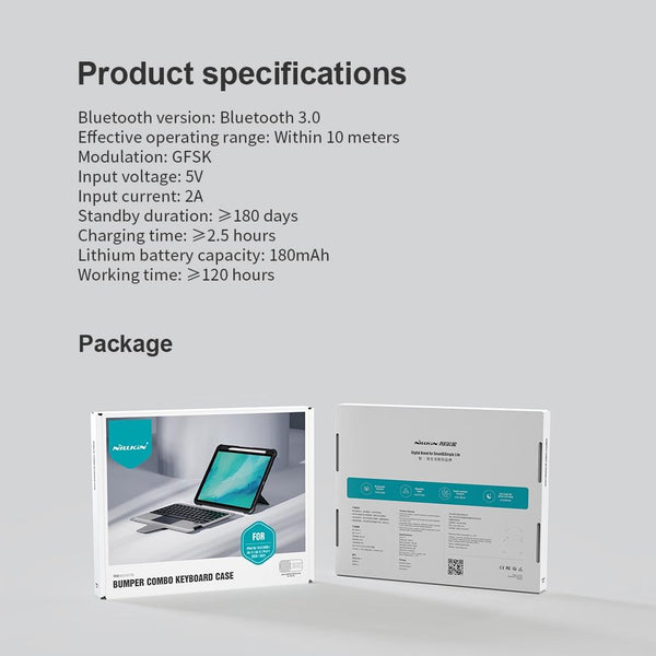 Bluetooth Touch Keyboard Smart Tablet Case For Ipad Air 10.9 / 4 5 Pro 11 2020 2022 In Black Keyboards