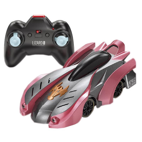 Electric Remote Control Wall Climbing Car For Kids Mini Toy Red Charge Handle Rc Edition Remote Controlled Toys