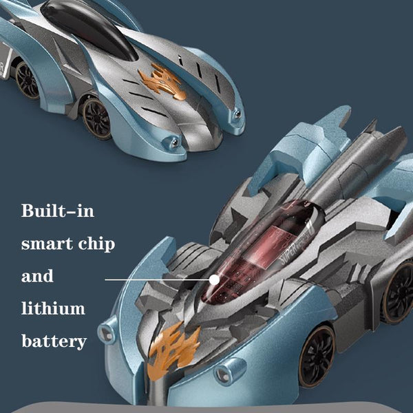 Electric Remote Control Wall Climbing Car For Kids Mini Toy Red Charge Handle Rc Edition Remote Controlled Toys