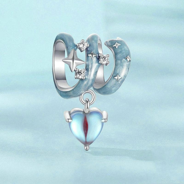 925 Sterling Silver Starry Sky Love Diy Beads Charms & Pendants