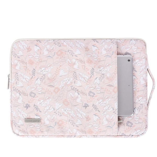 11 Inch Laptop Sleeve With Telescoping Handle Light Pink Laptop Cases & Bags