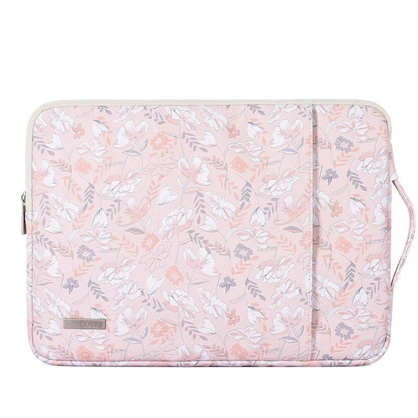 11 Inch Laptop Sleeve With Telescoping Handle Light Pink Laptop Cases & Bags