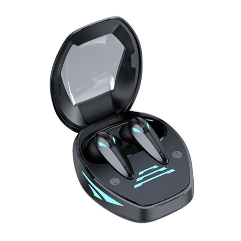 Wireless Gaming Earphones With Noise Reduction Black Earbuds