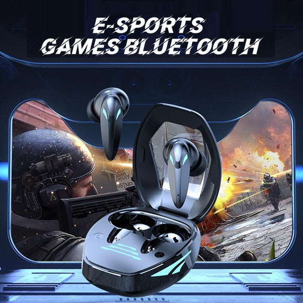 Wireless Gaming Earphones With Noise Reduction Black Earbuds