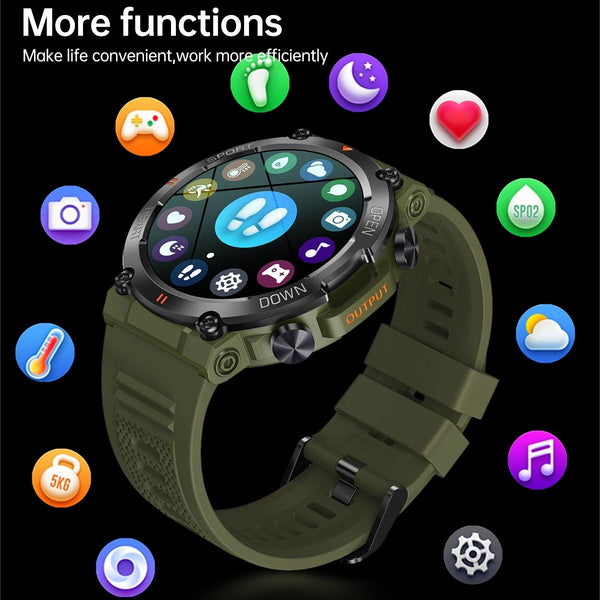 Steel Strap Wristband With Heart Rate And Blood Pressure Monitoring Black Milanese Smart Watches