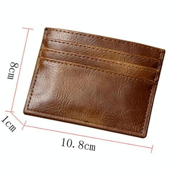 Multi Card Holder For Men Driver License Bank Cards Red Business Card Holders