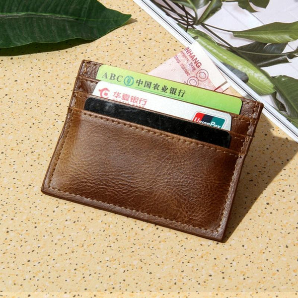 Multi Card Holder For Men Driver License Bank Cards Red Business Card Holders