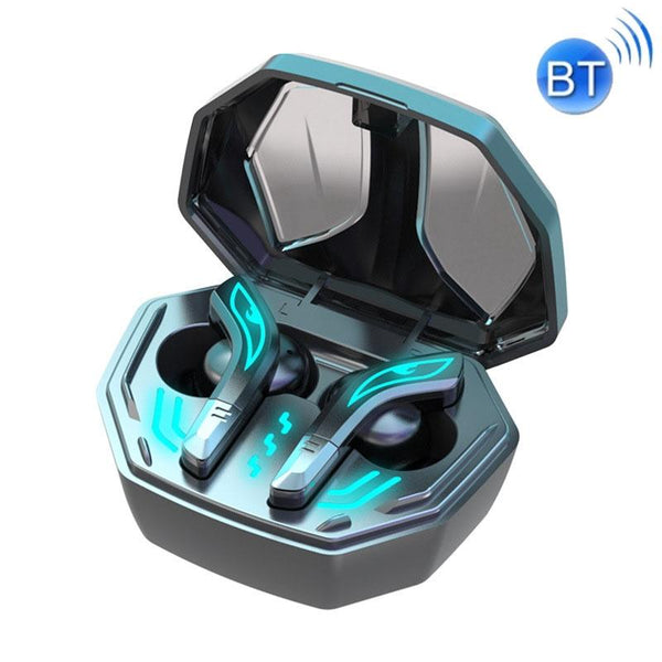 Wireless Bluetooth 5.2 Earphones With Low Delay And Hi Fi Sound Black Breathing Light Earbuds