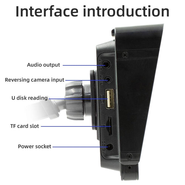 10.26 Inch Car Mp5 Player With Carplay / Android Auto Black Car Audio In Dash Units