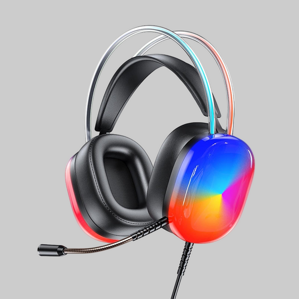 Pro Luminous Wired 2M Cable Black Headphones