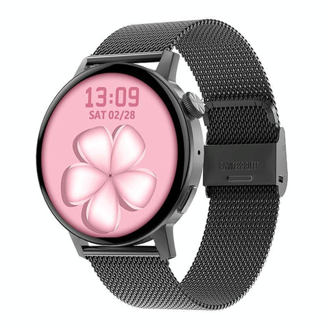 Smart Steel Watch With Colour Screen Black Smart Watches