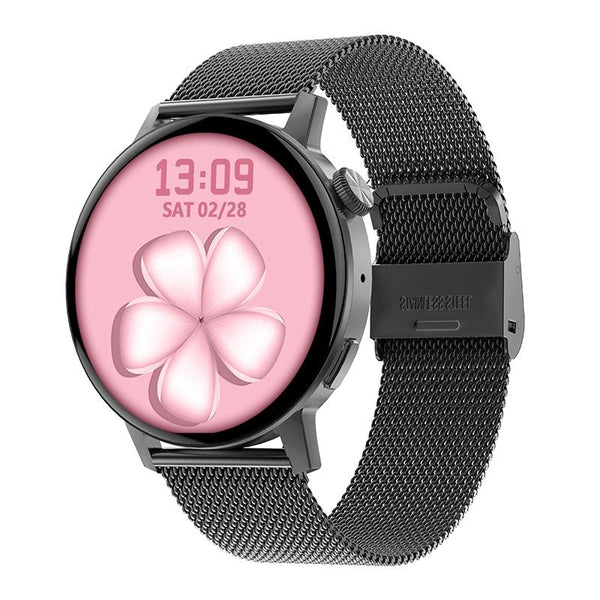 Smart Steel Watch With Colour Screen Black Smart Watches
