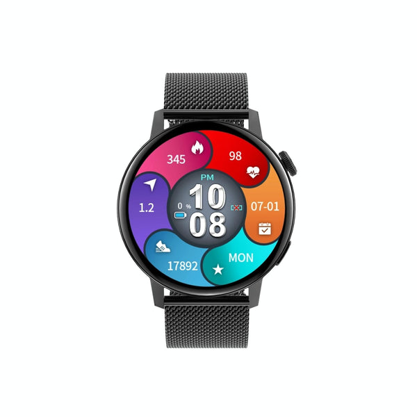 Smart Steel Watch With Colour Screen Black Smart Watches