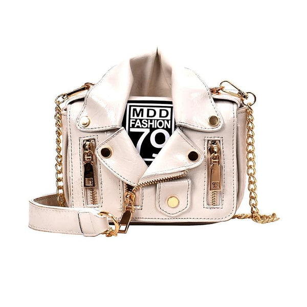 Stylish Pu Leather Shoulder Bag For Women White Women's Bags & Handbags