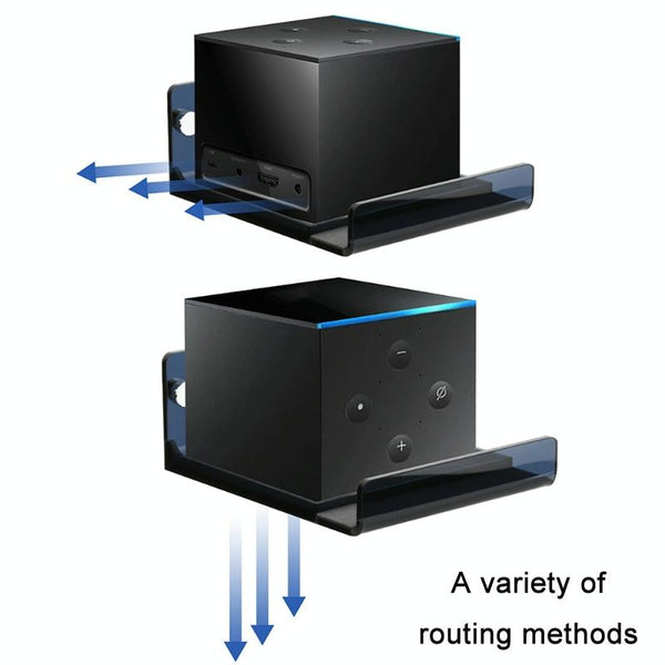 Wall Mount For Amazon Fire Tv Half Transparent Tea Black Tv Stands & Mounts