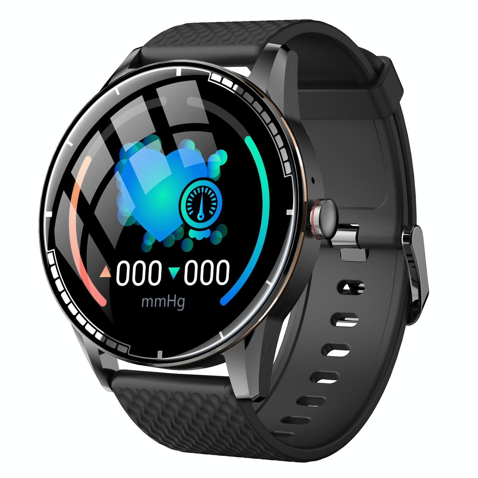 1.28 Inch Touch Screen Ip67 Waterproof Smart Watch Support Bluetooth Call Sleep Monitoring Heart Rate Black Smart Watches