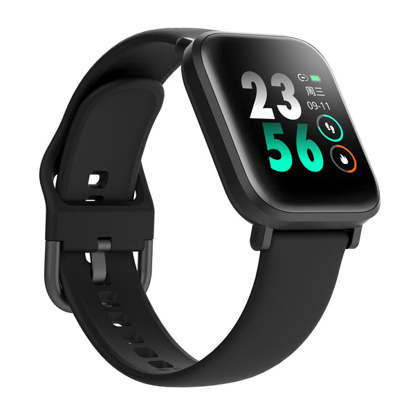 1.3 Inch Waterproof Sport Smart Watch With Tft Screen Sleep Heart Rate Blood Oxygen Monitoring Black Smart Watches