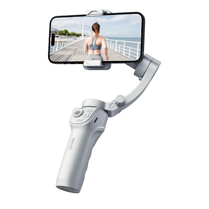 Three Axis Handheld Gimbal For Sf18 Phone Anti Shake White Stabilizers