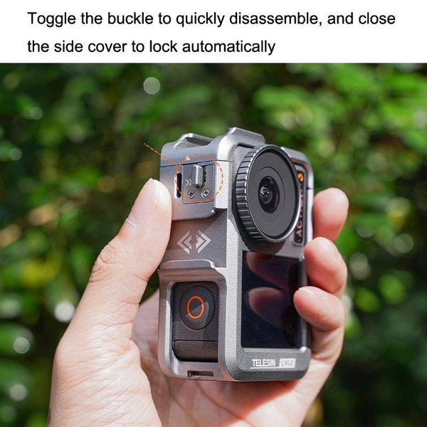 Protective Frame For Dji Action 3 With Motion Camera Rabbit Cage Audio Video Accessory Camera Cases Bags & Covers