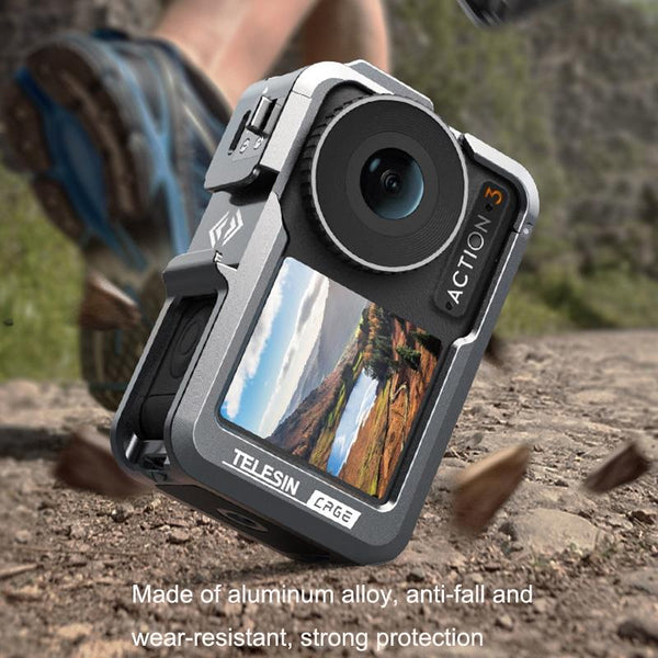 Protective Frame For Dji Action 3 With Motion Camera Rabbit Cage Audio Video Accessory Camera Cases Bags & Covers