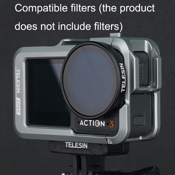 Protective Frame For Dji Action 3 With Motion Camera Rabbit Cage Audio Video Accessory Camera Cases Bags & Covers