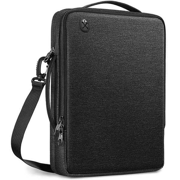Waterproof Multifunctional Laptop Bag 13.3 14 Inch Black Laptop Cases & Bags