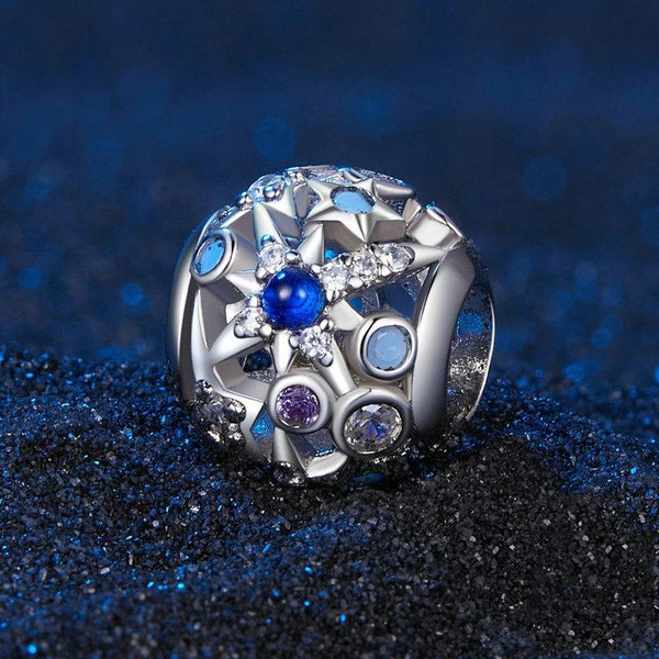 925 Sterling Silver Diy Bead Bracelet & Necklace Set Charms & Pendants