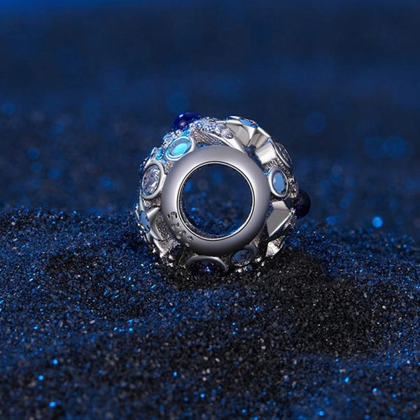 925 Sterling Silver Diy Bead Bracelet & Necklace Set Charms & Pendants