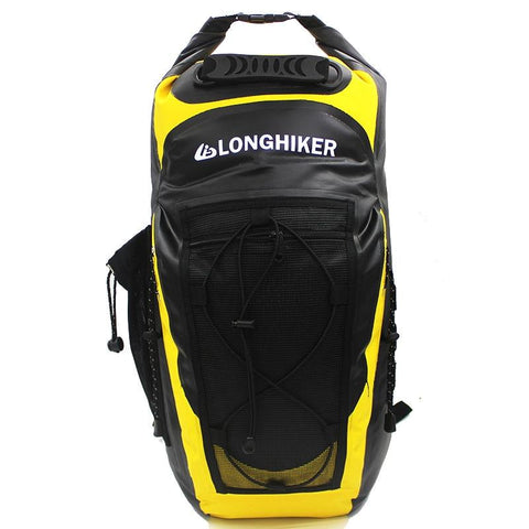 Outdoor Diving Fin Backpack Drifting Swimming Fishing Ski Bag Yellow Dry Bags