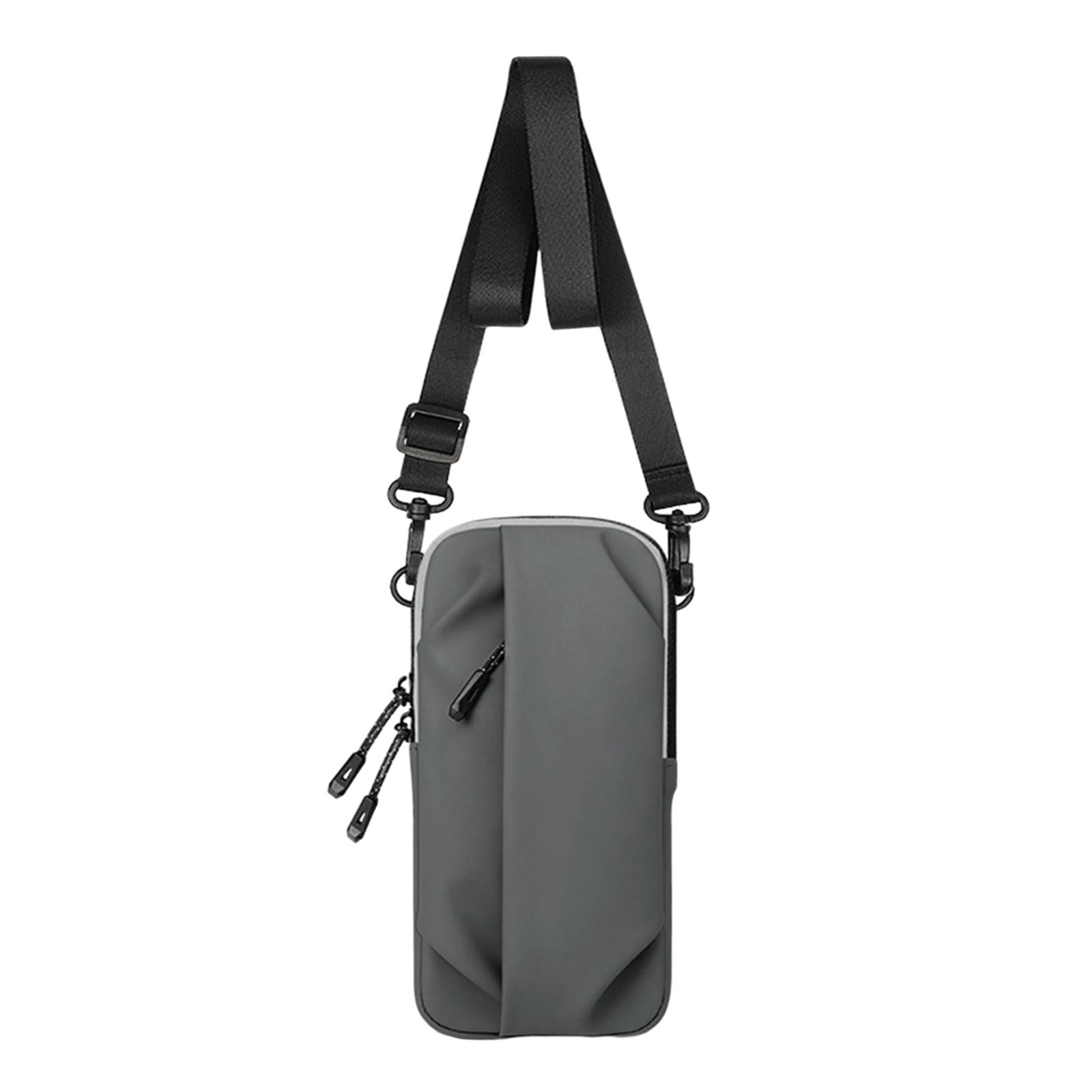 Multi Function Crossbody Bag For Outdoor Sports Fits Mobile Phones Men Women Grey Climbing Bags