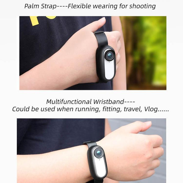 Protective Silicone Camera Strap For Insta360 Go2 Multifunctional Sports Straps & Hand Grips