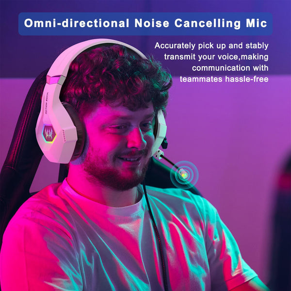 Omni Esports Headset With Mic 1.9M Length Blac Headsets