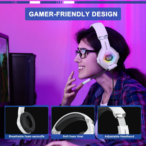 Omni Esports Headset With Mic 1.9M Length Blac Headsets