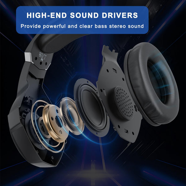 Omni Esports Headset With Mic 1.9M Length Blac Headsets