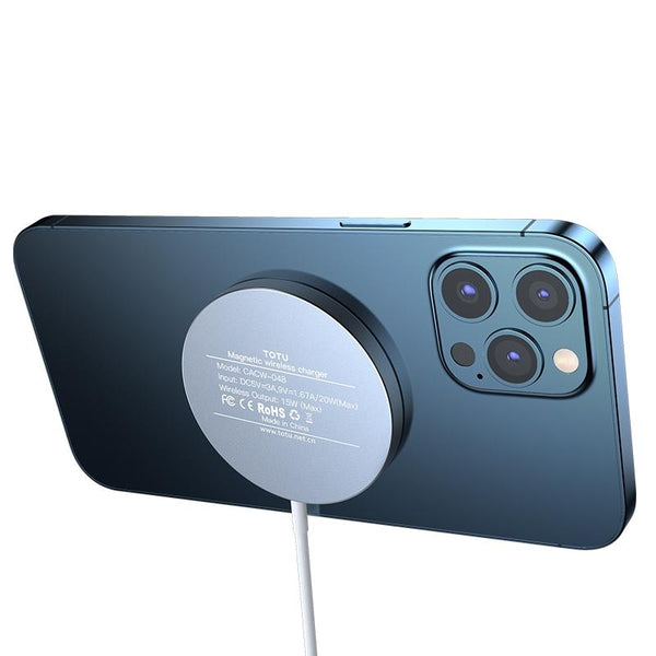 15W Magnetic Wireless Charger White Chargers & Cradles