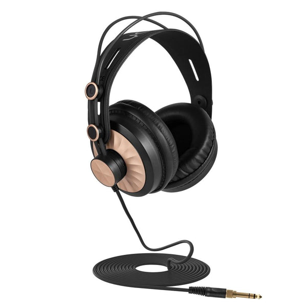 Foldable Lightweight Recording Gold Headphones