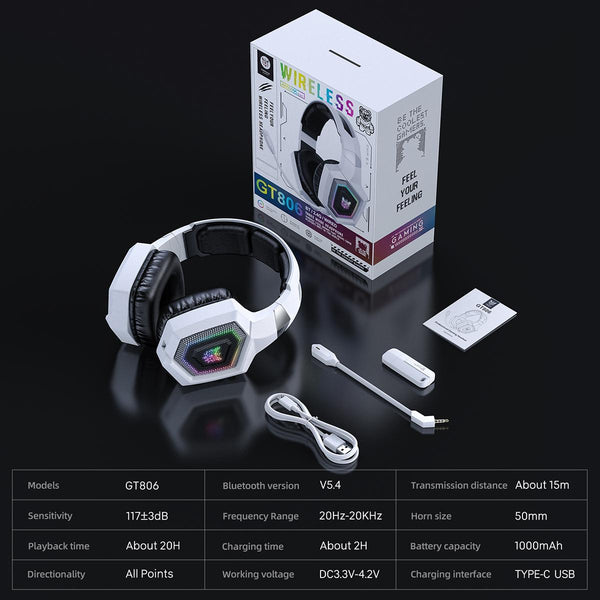 Tri Mode Bluetooth E Sports Headset Black Headsets