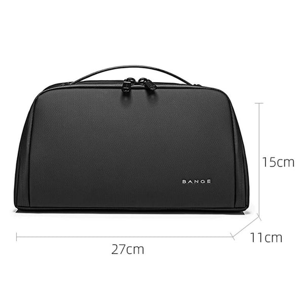 Waterproof Cosmetic Bag For Convenient Storage Black Storage Bags