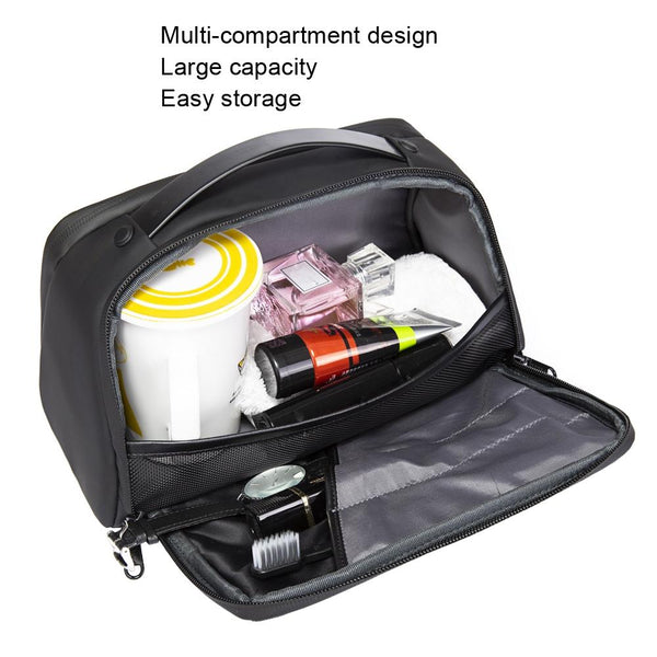 Waterproof Cosmetic Bag For Convenient Storage Black Storage Bags
